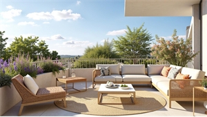 t3 à la vente -   95600  EAUBONNE, surface 73 m2 vente t3 - UBI480812918